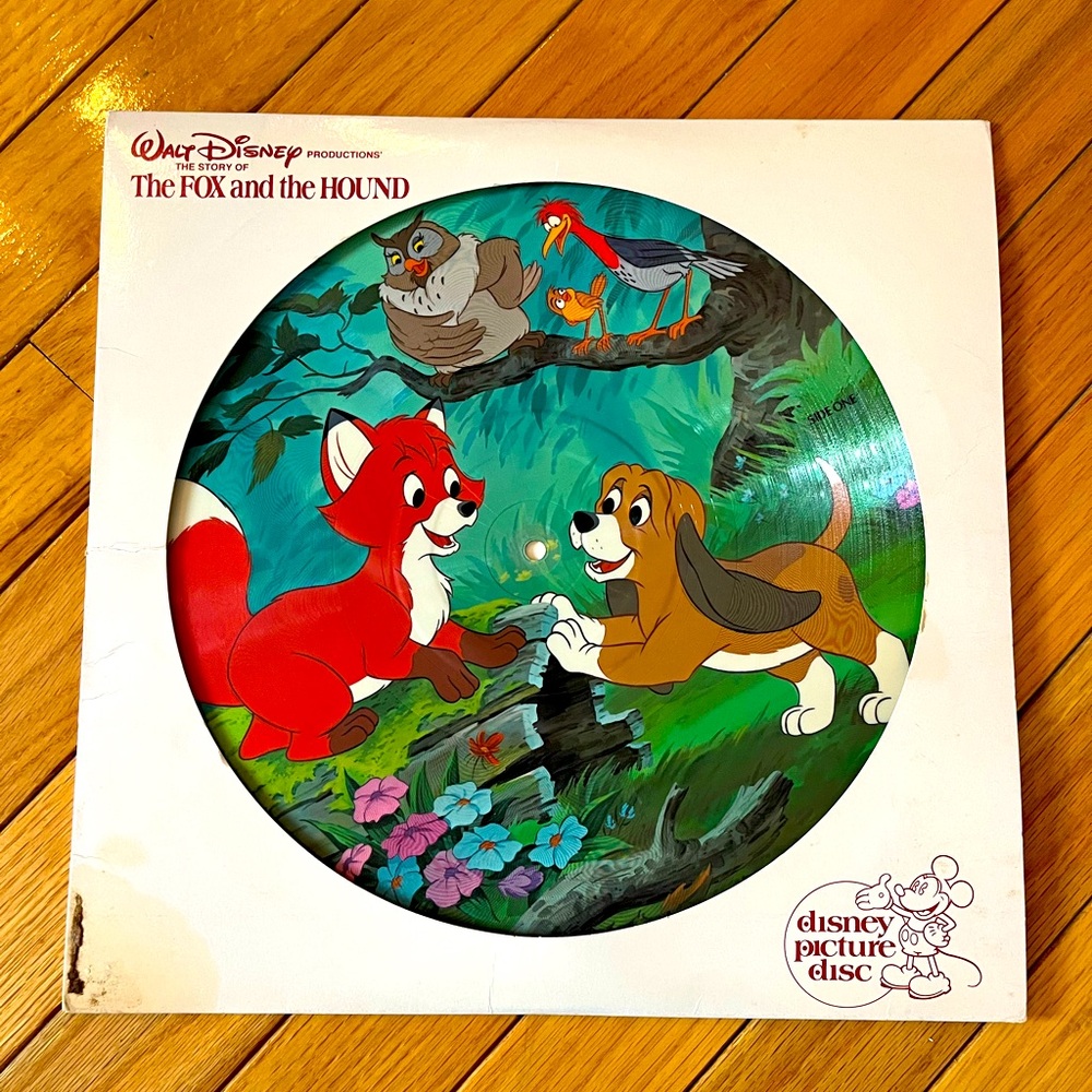 Disney The Fox & The Hound Picture Disc